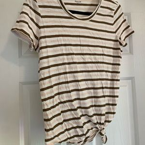 Madwell front tie tshirt